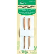 Clover Gold Tapestry Bent Tip Needles-Jumbo 2/Pkg