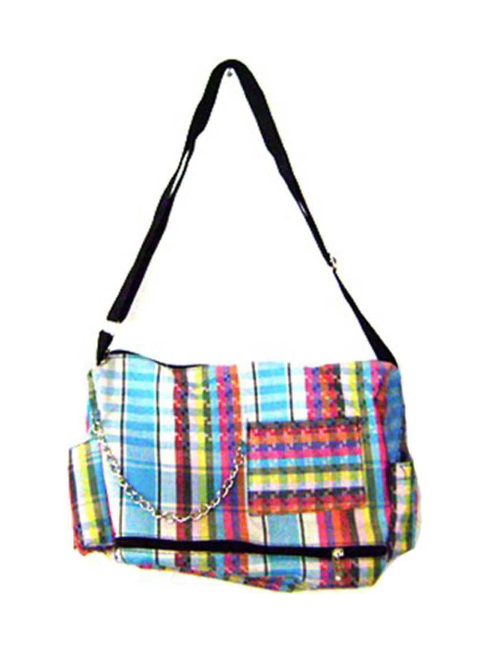 Vintage 00s Colorful Striped Genuine Leather Crossbody Purse By Fossil |  Shop THRILLING