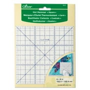 Clover Hot Hemmer Ruler 6"X6"-Square