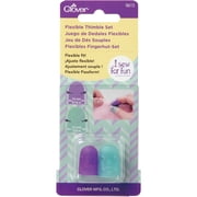 Clover I Sew For Fun Flexible Thimble Set-2/Pkg