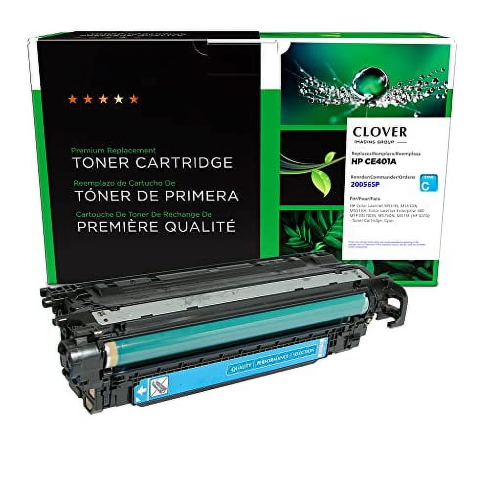 Remanufactured Clover Imaging Cyan Toner Cartridge for CE401A ( 507A)
