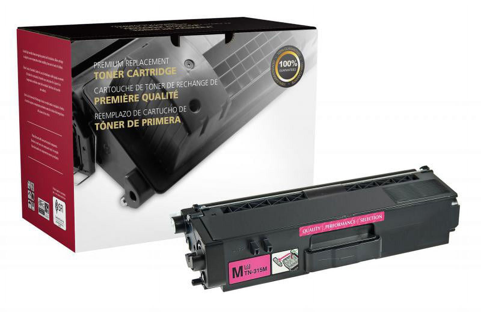 Remanufactured Clover Imaging High Yield Magenta Toner Cartridge for TN315
