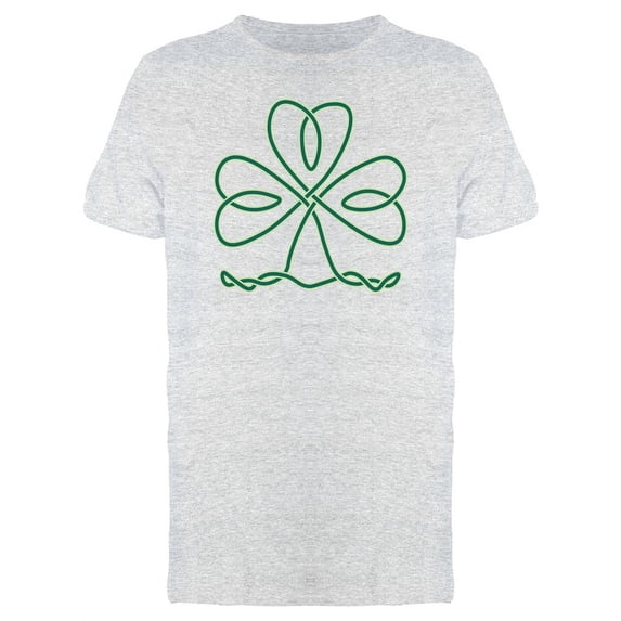 Clover In Celtic Knot T-Shirt Men -Image by Shutterstock, Male Large