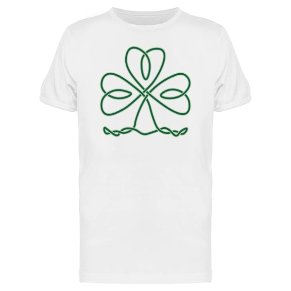 Clover In Celtic Knot T-Shirt Men -Image by Shutterstock, Male x-Large
