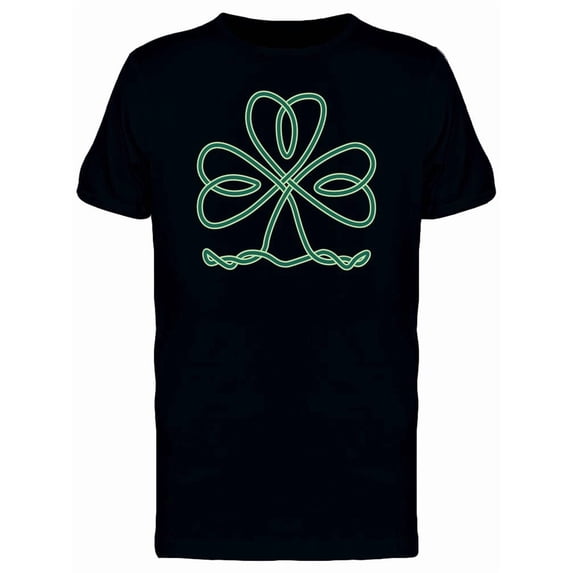 Clover In Celtic Knot Tee Men's -Image by Shutterstock