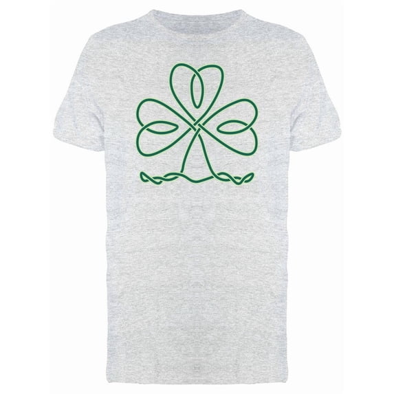 Clover In Celtic Knot Tee Men's -Image by Shutterstock