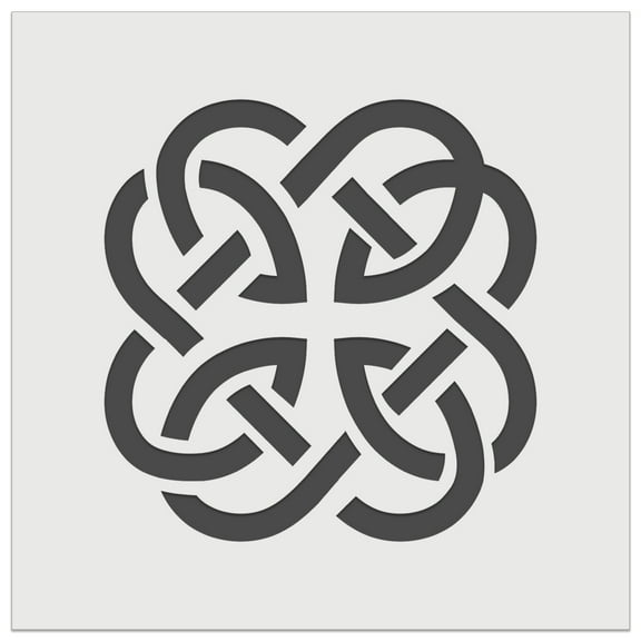 Clover Irish Celtic Knot DIY Cookie Wall Craft Stencil - 3.5 Inch