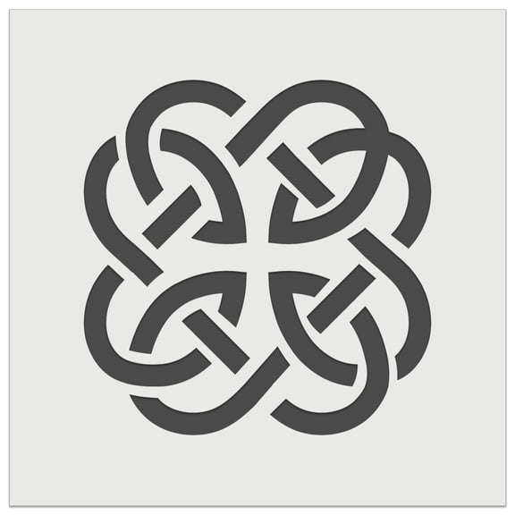 Clover Irish Celtic Knot DIY Cookie Wall Craft Stencil - 4.5 Inch