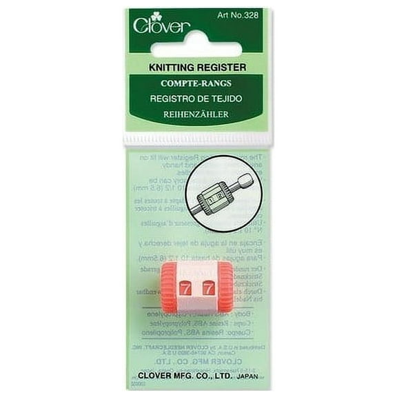 Clover Knit Register, Fits up to Size 10.5