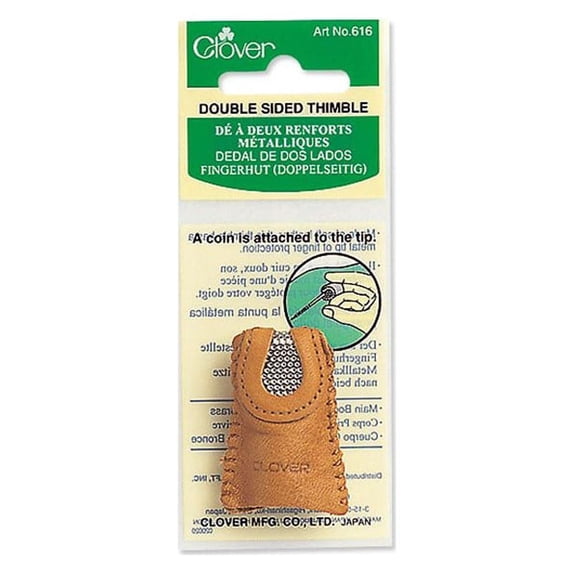Clover Leather Double Sided Thimble