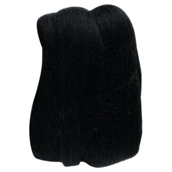 Clover Natural Wool Roving Fibers, Black, 0.7 oz.