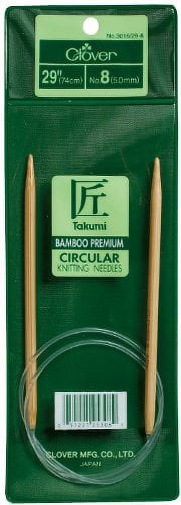 Clover Takumi® 29 Bamboo Circular Knitting Needles