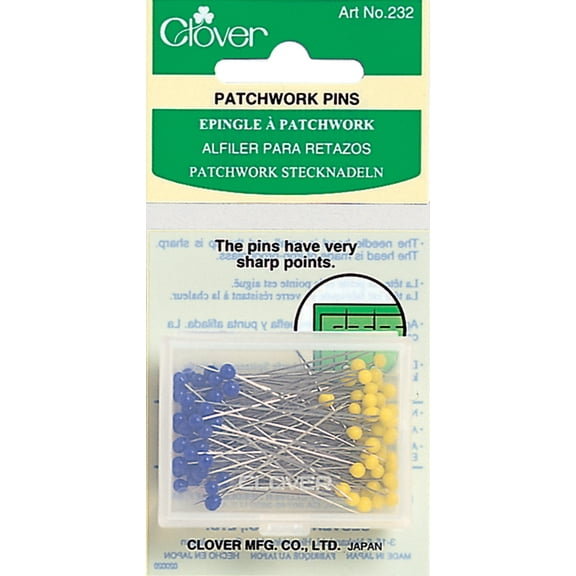 Clover Patchwork Pins-100/Pkg