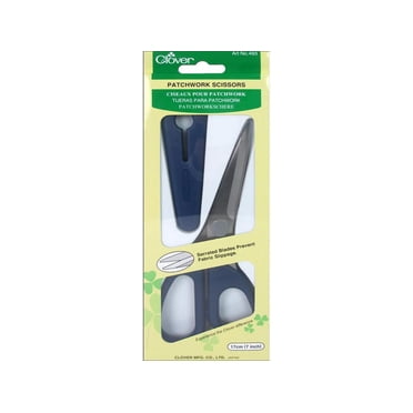 Clover Patchwork Scissors 7-Inch - Precision Sewing And Craft Scissors