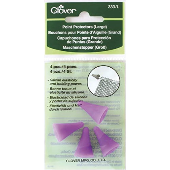 Knitting Point Protectors, Large, Clover