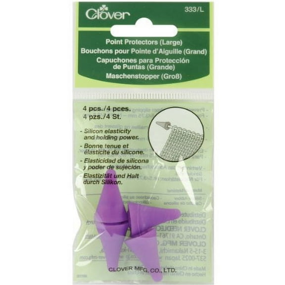 Knitting Point Protectors, Large, Clover