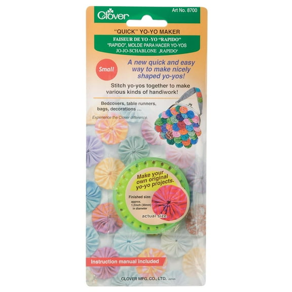 Clover Quick Fabric Yo-Yo Maker: 1-1/4" Inch