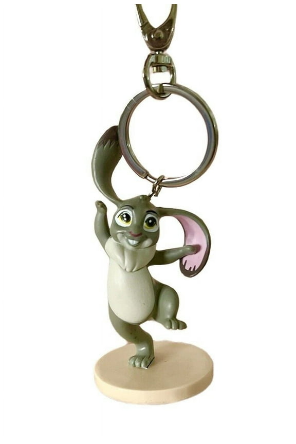 Clover Rabbit PVC Key Ring Keychain Sofia First Bunny Figure Figurine Charm New