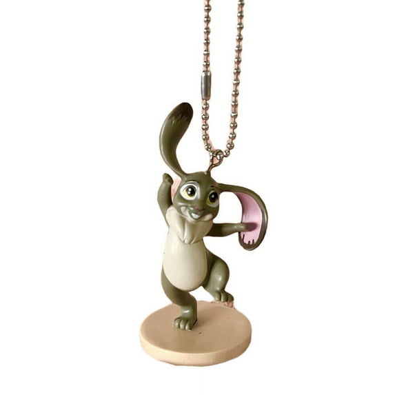 Clover Rabbit PVC Keychain Dangler Sofia First Bunny Figure Figurine Charm New