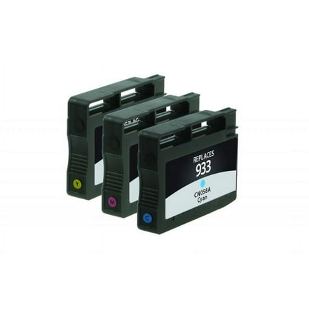 Clover Remanufactured Cyan Magenta Yellow Ink Cartridges for HP 933 3 Pack 118161