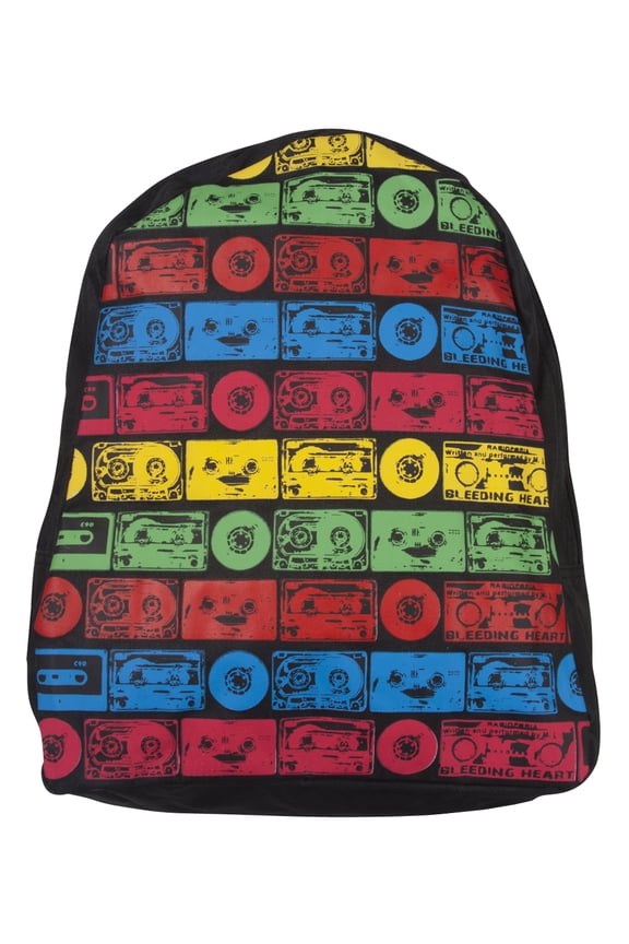 Retro Vintage Mix Tape and Cassette - Backpack