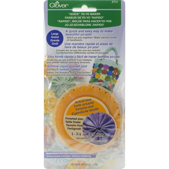 Clover Round Large Yo-Yo Maker Multi-Colored