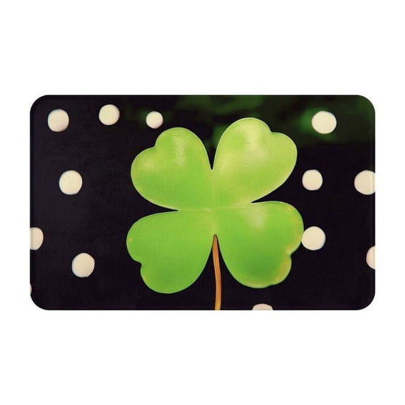 Clover Rugs Washable Cover Floor Rug Carpets Bathroom Decorations for Kitchen Bedroom Indoor