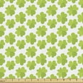 thumbnail image 1 of Clover Sofa Upholstery Fabric by the Yard, Luck Pattern Shamrock Leaves Repetition Irish Culture, Decorative Fabric for DIY & Home Accents, 2 Yards, Apple Green Lime Green by Ambesonne, 1 of 4