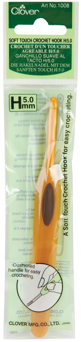 Clover Soft Touch Crochet Hook-Size H8/5mm