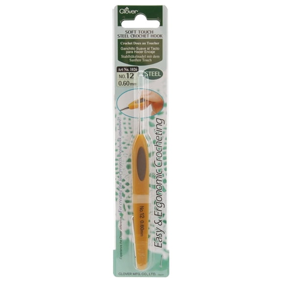 Soft Touch Steel Crochet Hook No. 12 (0.60 mm)