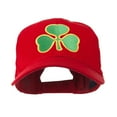 thumbnail image 1 of Clover St.Patrick's Day Embroidered Cap - Red OSFM, 1 of 5