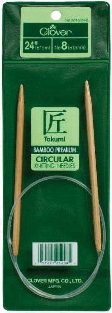 PRO Takumi Circular Knitting Needle 24in. No.15 (10.0mm) – Clover  Needlecraft, Inc.