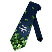 Clover Ties St. Patricks Day Clovers Tie Irish Lucky Charm Necktie by Three Rook