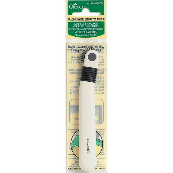 Clover Tracing Wheel - Serrated Edge