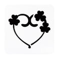 thumbnail image 1 of Clover Vine Heart Stencil, 1 of 3