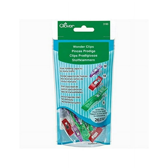 Clover Wonder Clips-Variety 26/Pkg