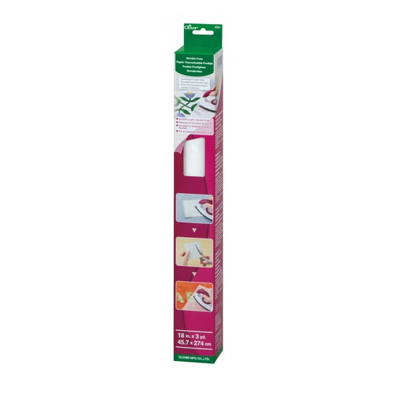 Clover Wonder Fuse Fusible Web 18in x 3yds 4091