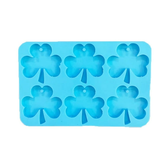 ✪ Clover-shaped Mirror Silicone Mold Suitable for Epoxy Resin Diy Craft Earrings