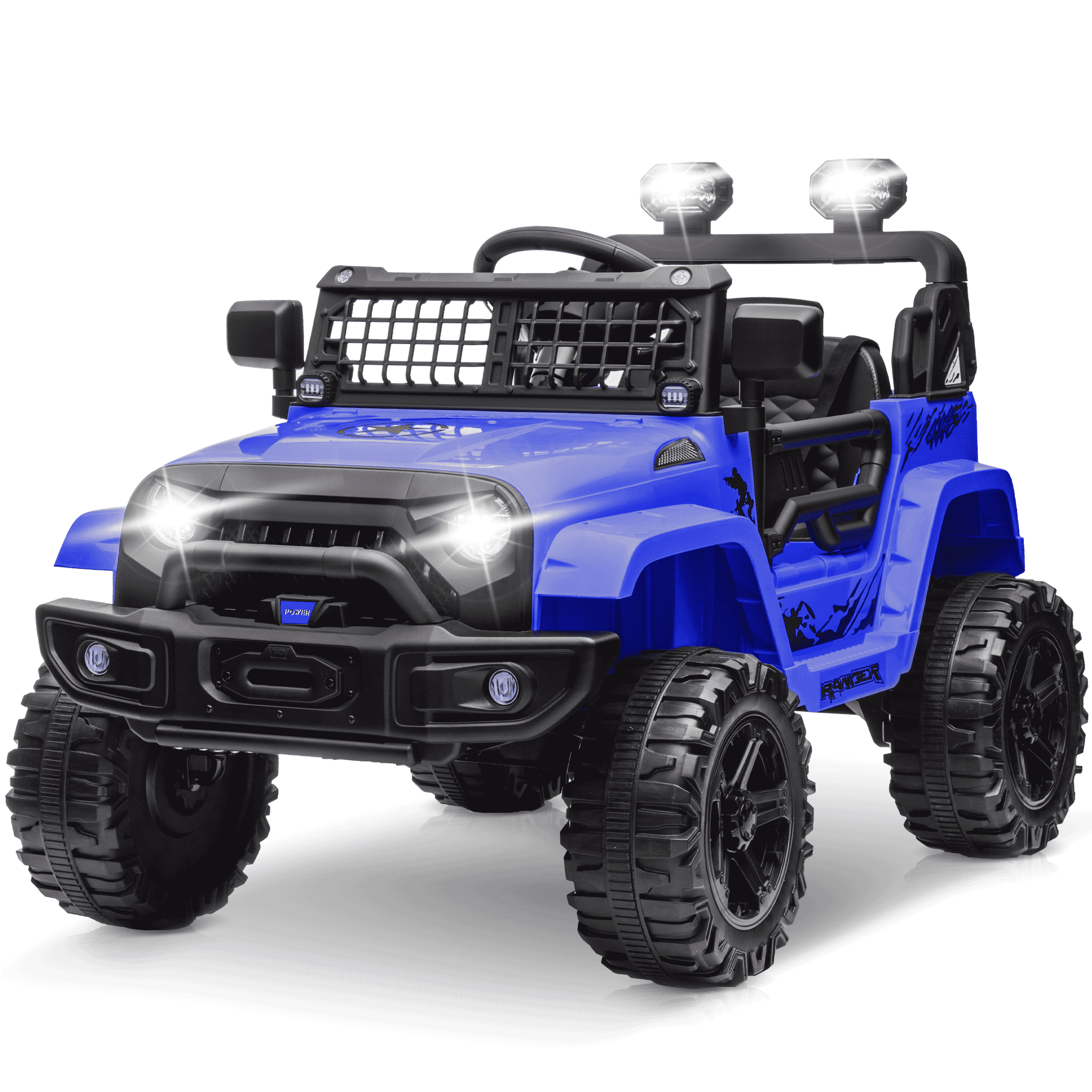 Clovercat 12V Kids Ride On Truck Car, Parent Remote Control