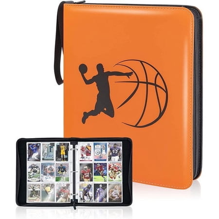 Clovercat 9-Pocket Trading Card Binder, 720 Double-Sided Pockets with 3 Rings Card Holders for Playing Cards, Yugioh, Mtg, Tcg Storage Book, Basketball - Perfect for Back to School Supplies