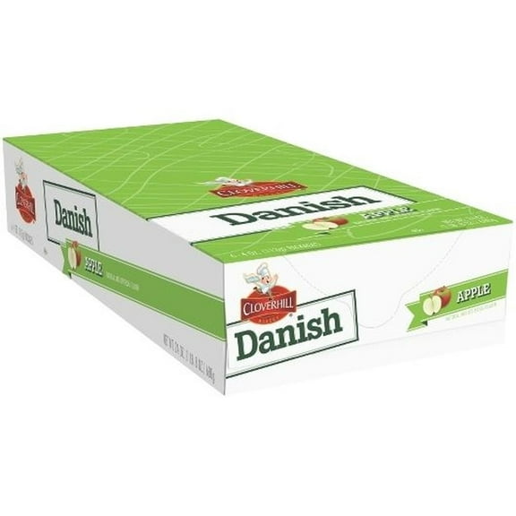 Cloverhill Single Serve Round Apple Danish, 4 Ounce -- 36 per case