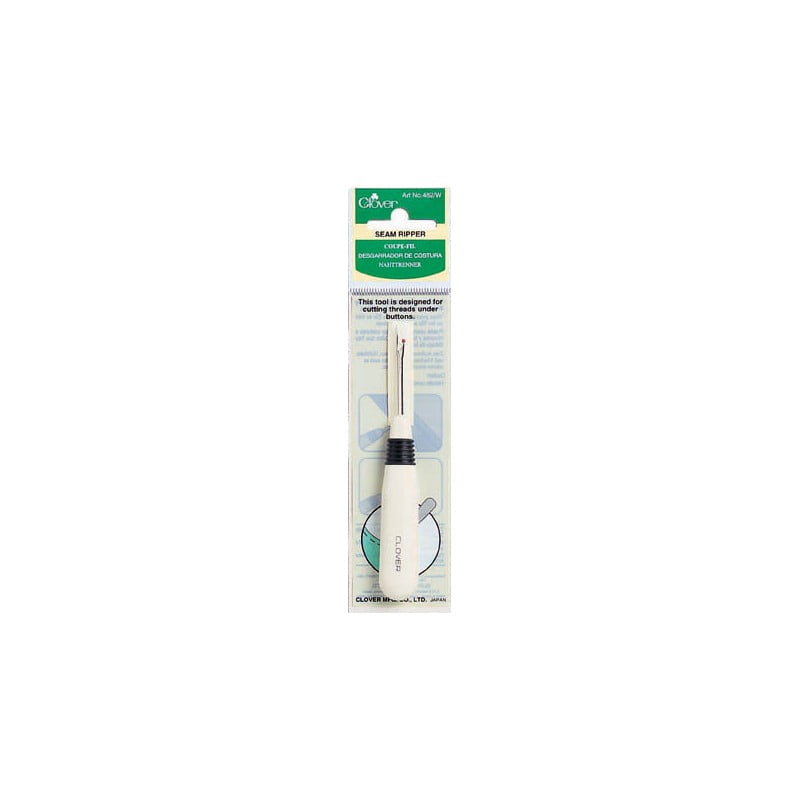 Fabric Ripper Clover White Ergonomic Seam Ripper, Fabric Rip Tool for Sewing ...