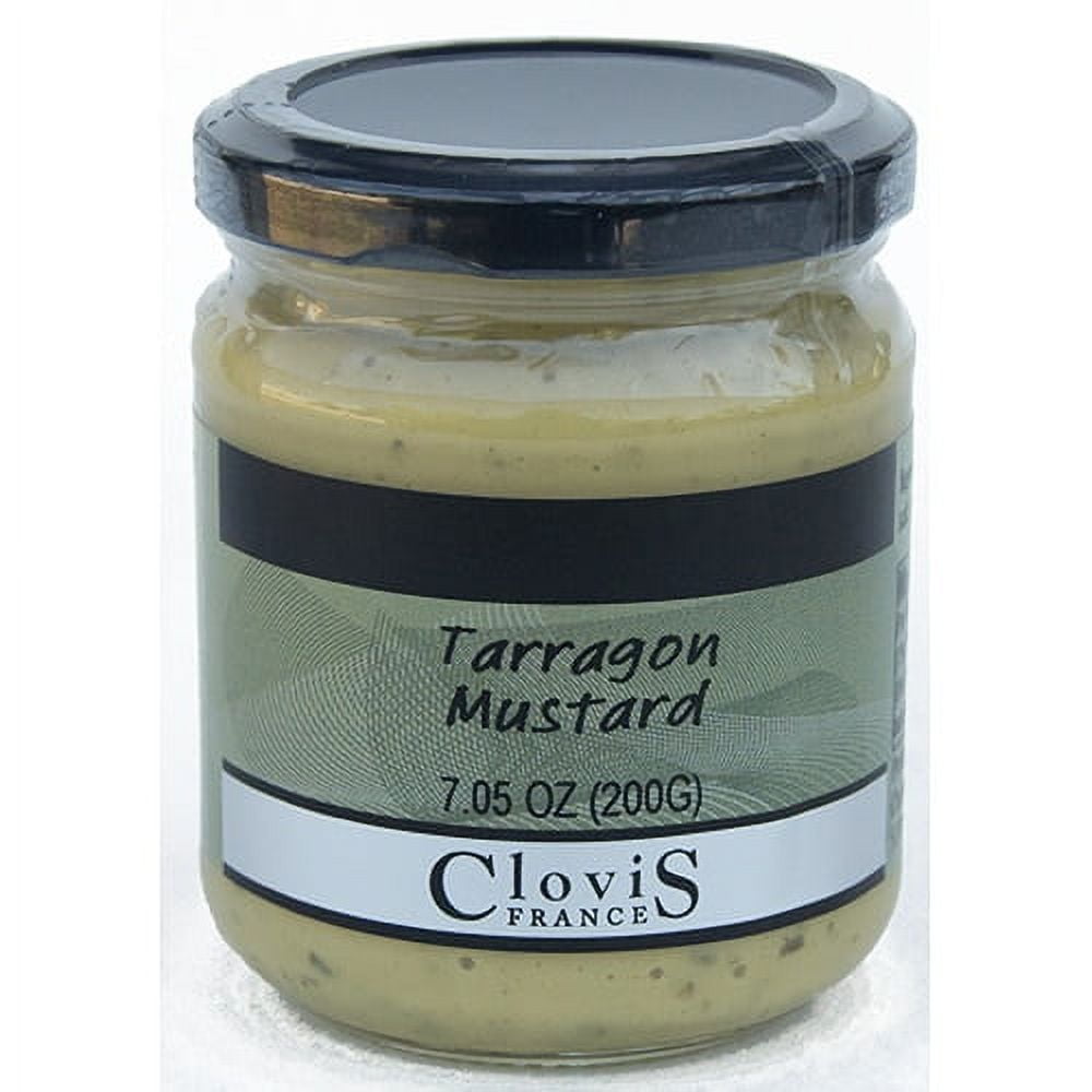 Clovis France Tarragon Mustard 7 oz (200 g) French Gourmet Mustard