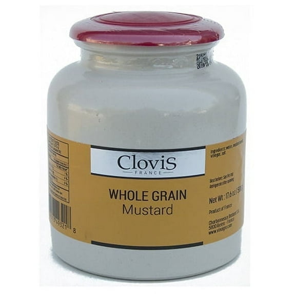 Clovis Whole Grain Mustard with Seeds, 500g