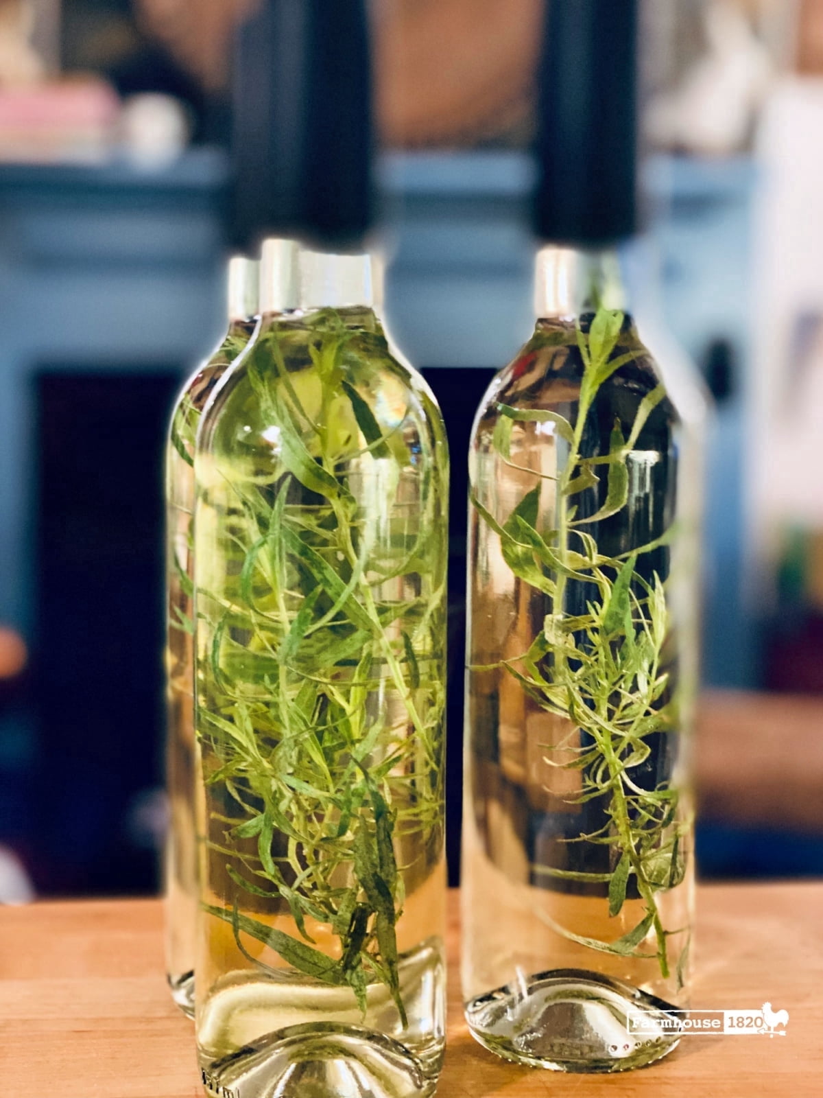 Clovis Reims France Tarragon Vinegar - 34 fl oz French Wine Vinegar and Tarragon