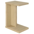 thumbnail image 1 of Clower Engineered Wood C-Shaped Sofa Side Table Light Oak, 1 of 10