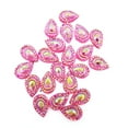 thumbnail image 1 of Clown Antics Face Paint Gems - Fuchsia, Teardrop Shaped, 12 mm, Flat Back, Resin Rhinestone Blings, 20/pack, 1 of 1