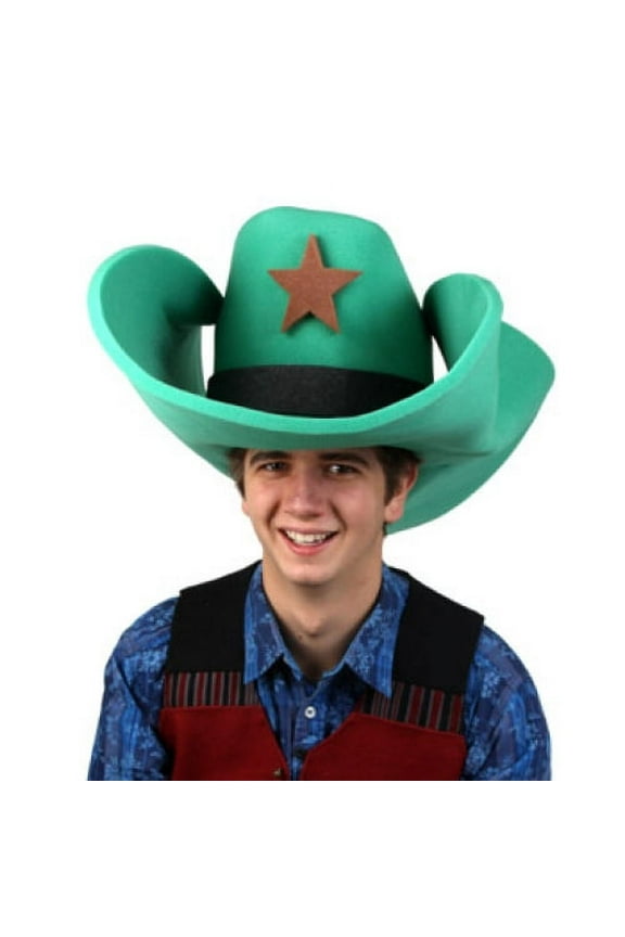 Super Size 50 Gallon Cowboy Hats - Green (28")
