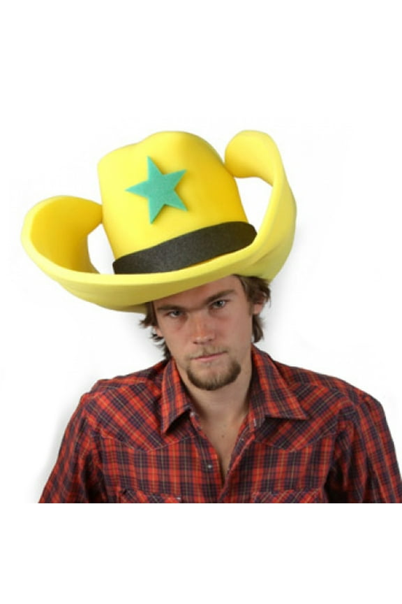 Super Size 50 Gallon Cowboy Hats - Yellow (28")