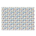 thumbnail image 1 of Clown Cutting Board, Repetitive Whimsical Pattern of Colorful Women with Carnival Masks and Hats Image, Decorative Tempered Glass Cutting and Serving Board, in 3 Sizes, by Ambesonne, 1 of 2
